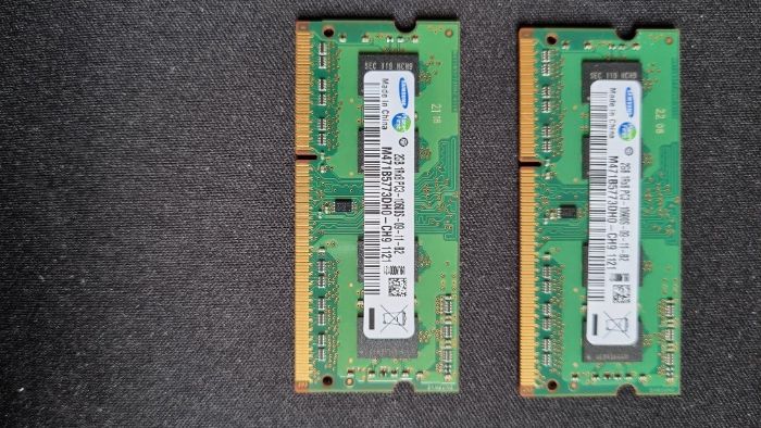 Pamięć RAM 1x2GB do laptopa DDR3