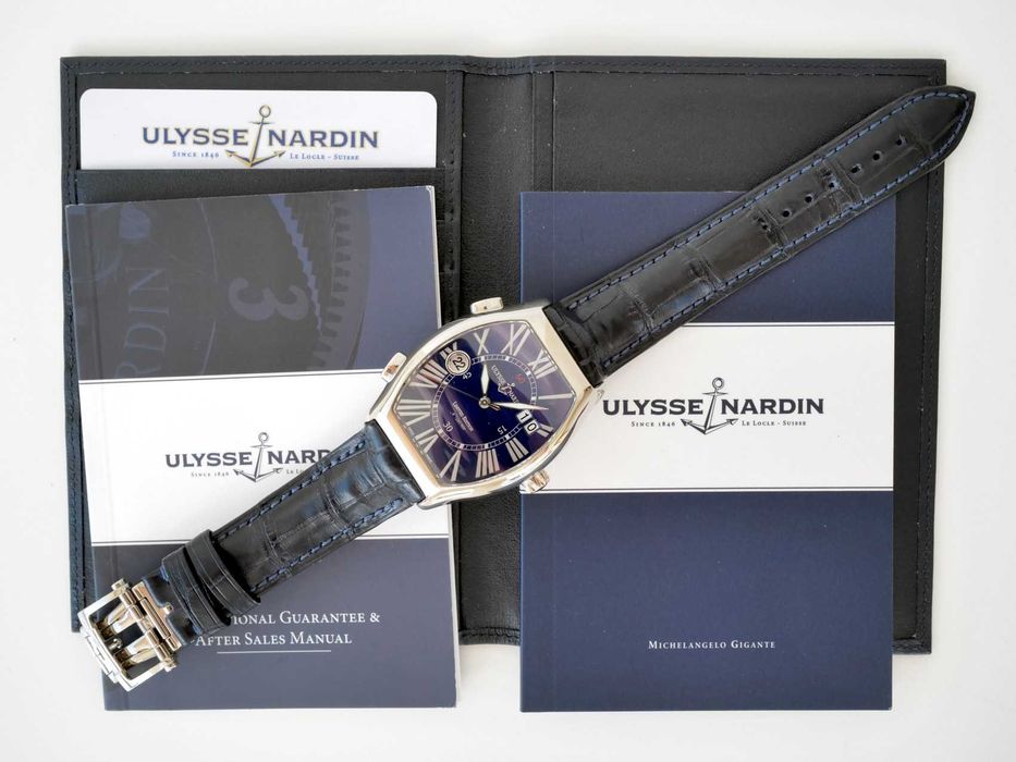 Ulysse Nardin Michelangelo Gigante UTC 18K White Gold Limited Edition