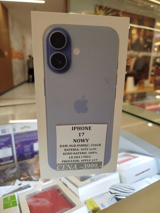 iPhone 17 256GB NOWY Topcase Vivo *Raty 0%