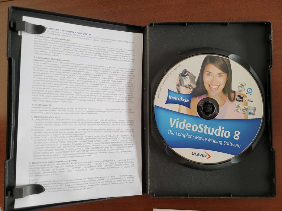 Ulead VideoStudio 8 PC – program do montażu wideo | retro software