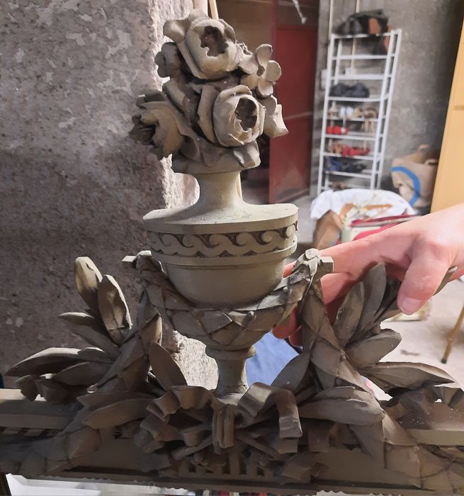 Espelho com trabalhar antigo64365352603267121