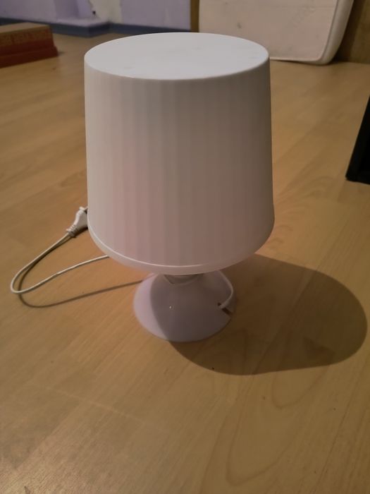 Lampki nocne IKEA 2× Lampka nocna IKEA– białe, komplet
