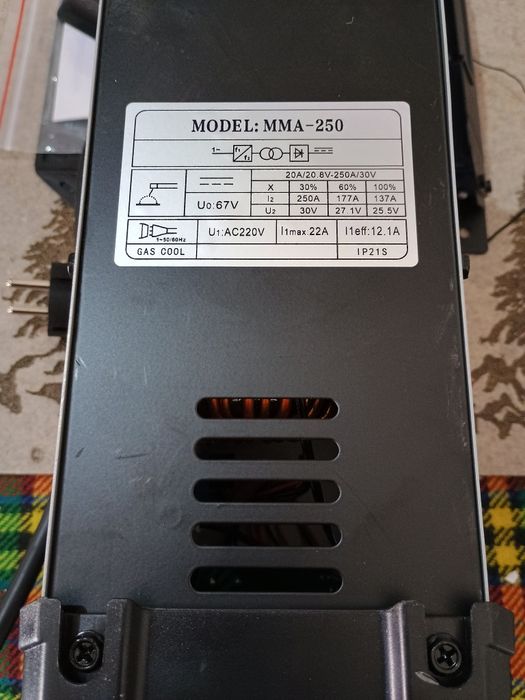 Máquina Soldadura 250 A MMA