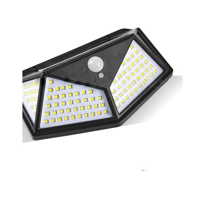 Lâmpada Solar Triangular 100LED