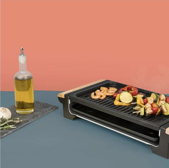 Elektryczny grill stołowy Marmurowa Płyta 1400W H.Koenig RP32  Kod W22