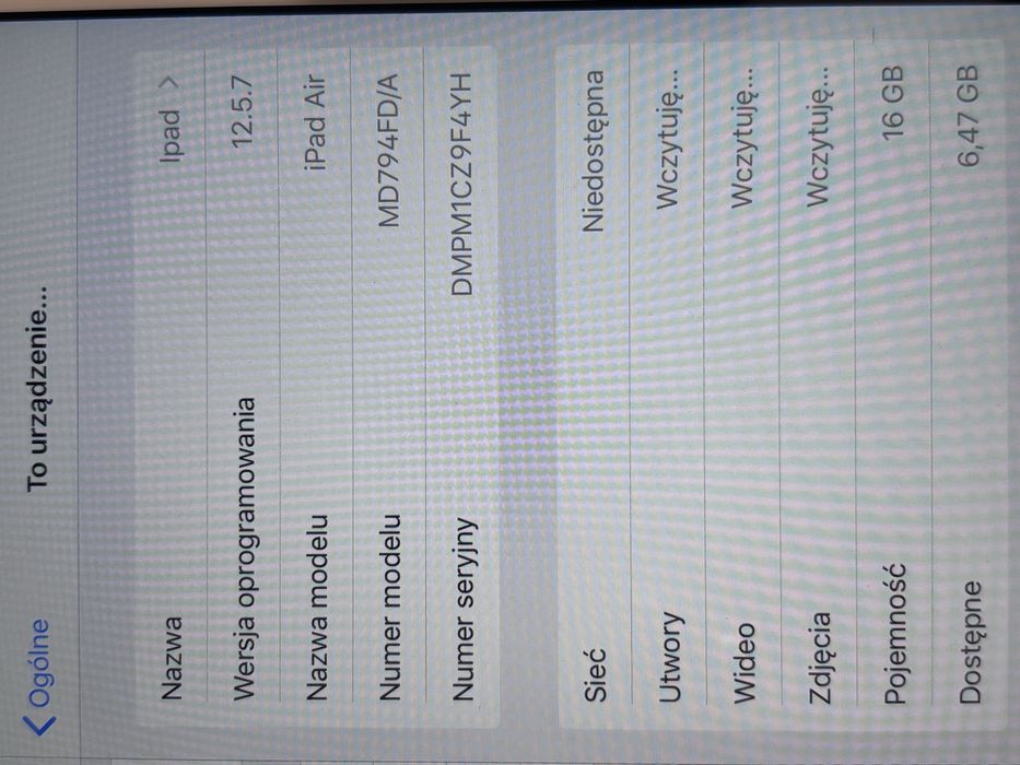IPad Air tablet