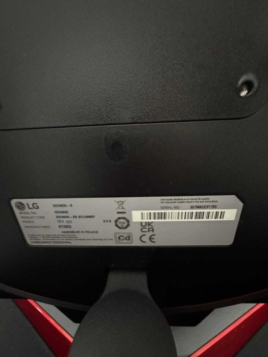 MONITOR LG ULTRAGEAR 32 POLEGADAS