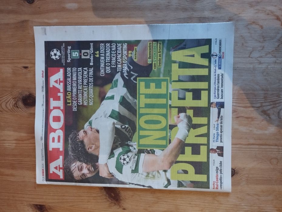 Jornal a bola Sporting Bodo Glimt