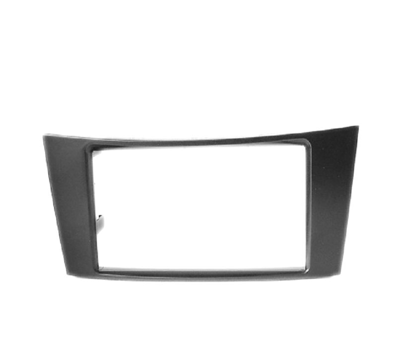 MOLDURA ADAPTADOR PRETO PARA RADIO 2-DIN MERCEDES CLASE-E W211 CLASE-CLS W219