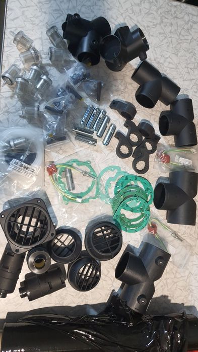 Трійник дефлектор на гофру, на автономку Webasto тройник, перехідник