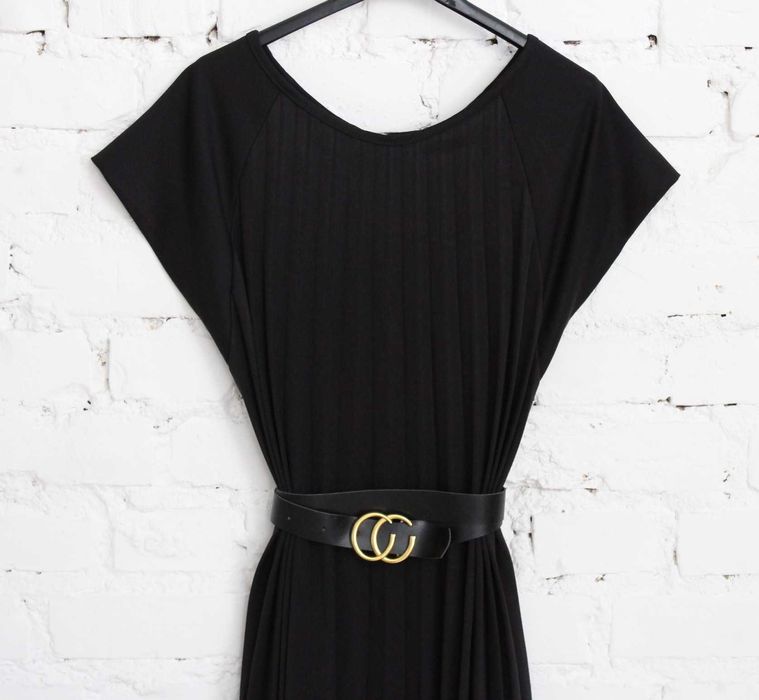 Piękna sukienka PLISY r.UNI do 44 plisowana PAS