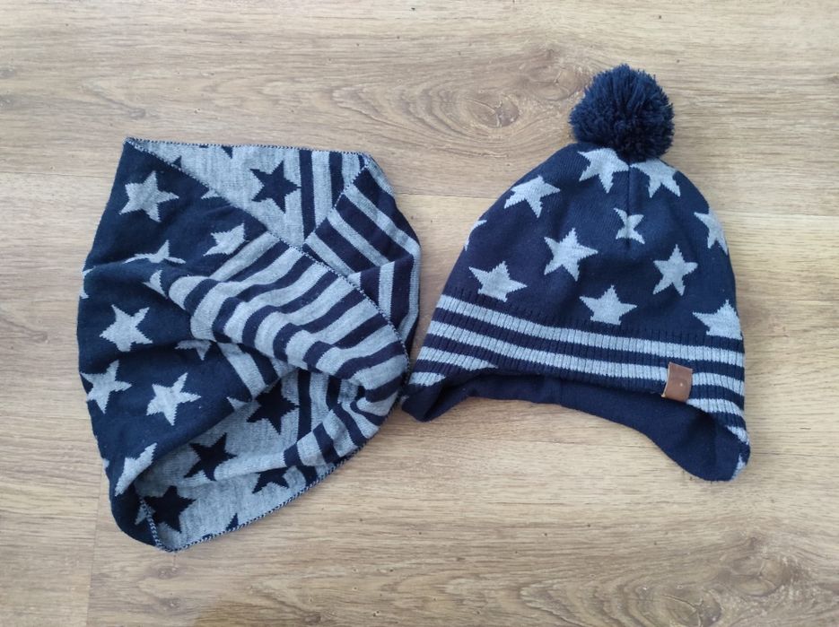 Czapka i komin Reserved rozm 53-56 cm