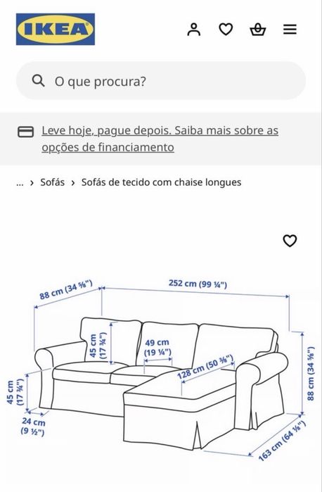 Sofá chaise longue