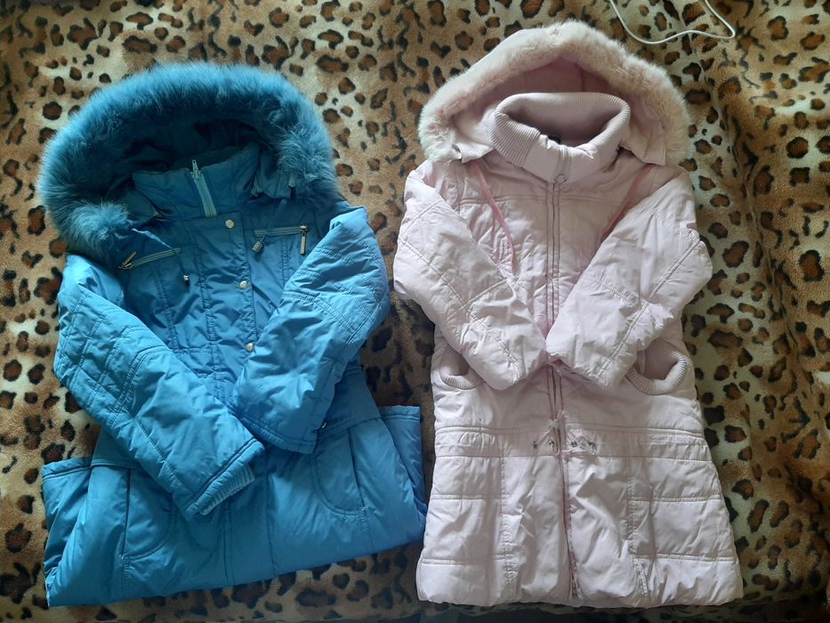Пуховики, пальто