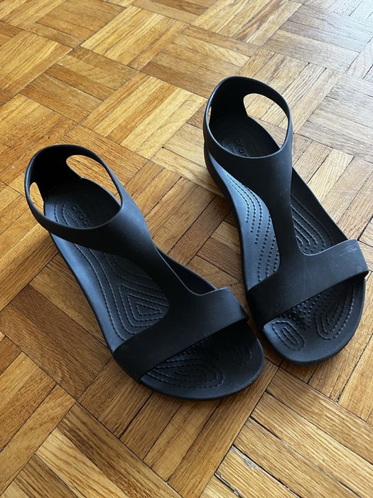 Crocs czarne sandałki