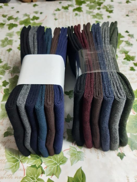 12 pares de meias medicinais, em algodão bom