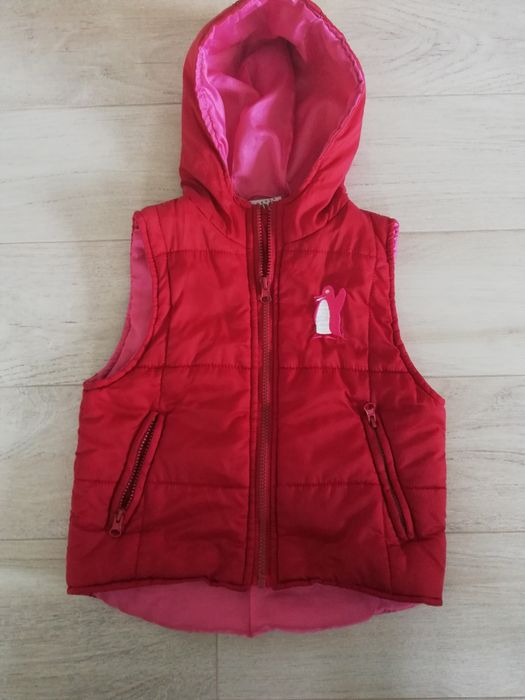 Bezrękawnik z kapturem