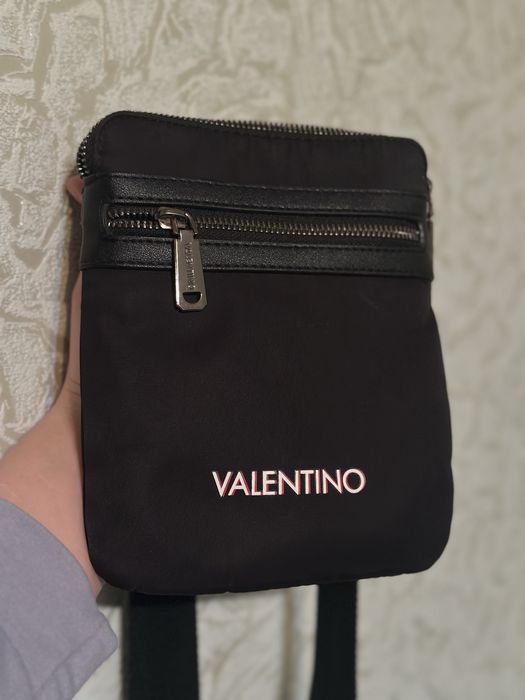 Сумка через плече Valentino, чорна