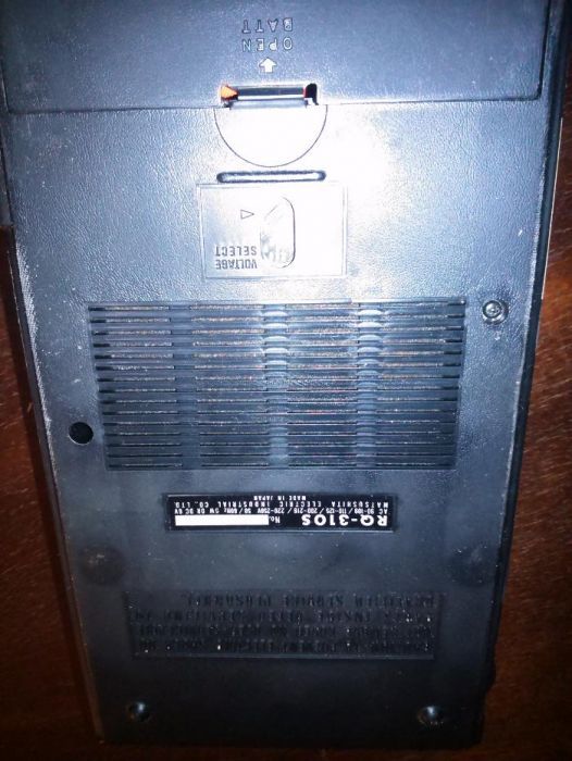 Gravador repórter portátil  Panasonic anos 70 ( vintage)