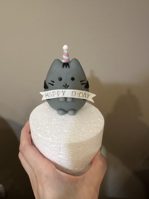 Ozdoba na tort Pusheen