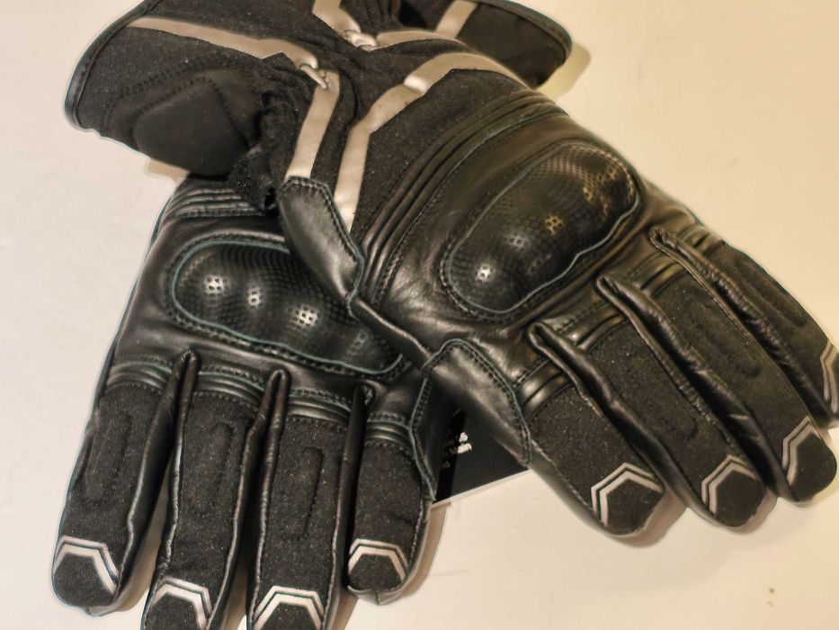 Luvas de inverno longas com proteções novo