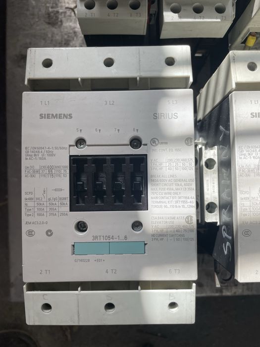 Siemens SIRUS stycznik mocy 115amper do 55kw