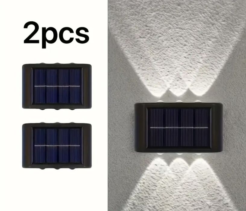 Lampy solarne scienne 4 szt Wodoodporne