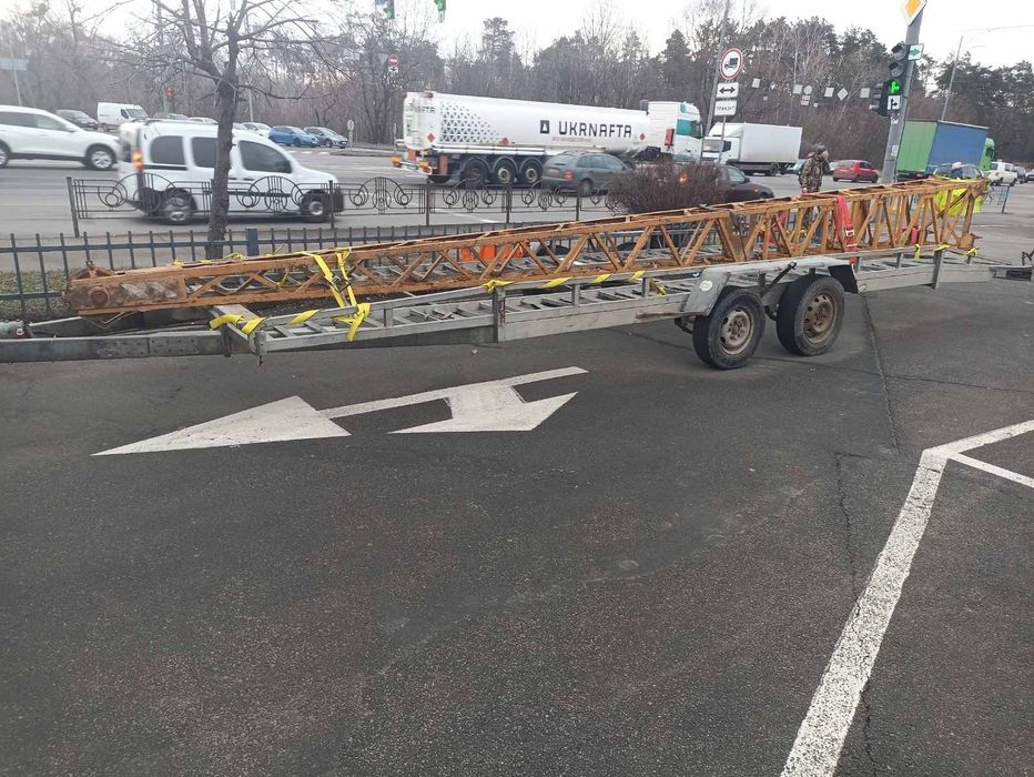 Гусек на автокран КТА 25 ,9 метрів