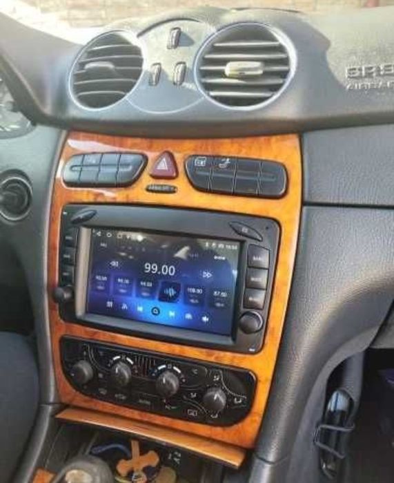 Radio 2 DIN Android Mercedes CLK/Vito/Vaneo/Benz A/Viano + Carplay GPS