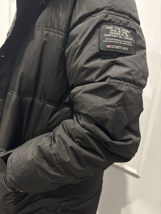 Czarna kurtka bomber Shott NYC