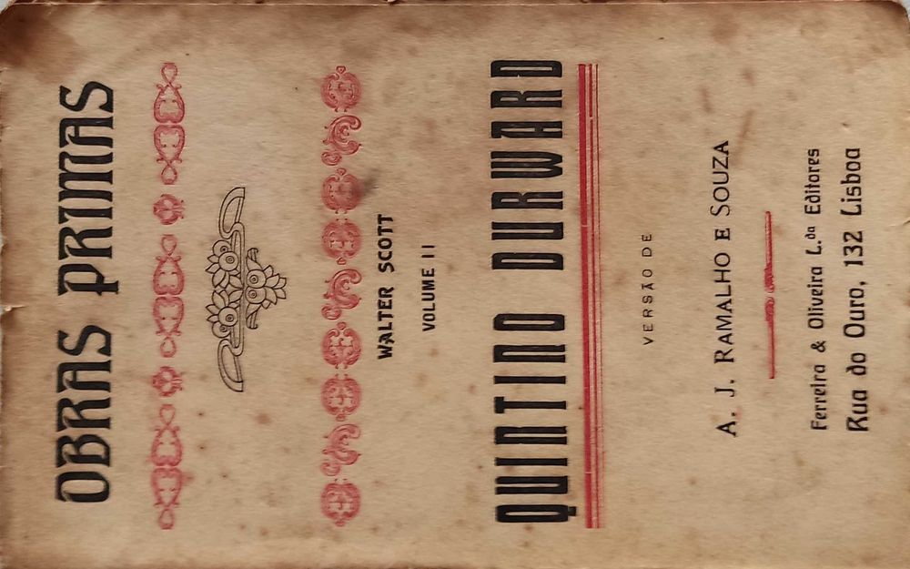 Book - Ref:PVI - Walter Scott - Quentin Durward