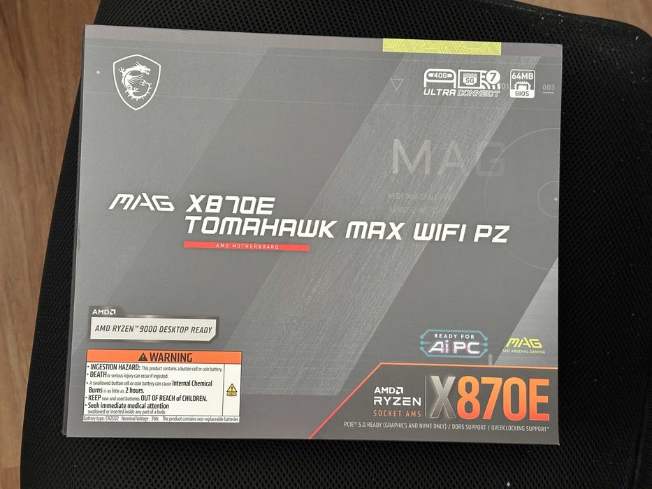 NOWA! Płyta główna MSI MAG X870E Tomahawk Max WiFi Project Zero