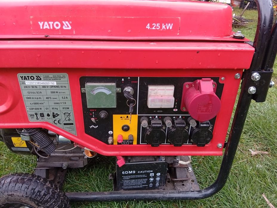 Agregat prądotwórczy YATO YT-85460 5500W / 400V 230V | Na Gwarancji!