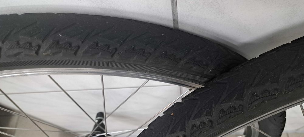 Kompletne Koła 26" DEORE czarne v-brake bębenek MTB Kross tył + przód