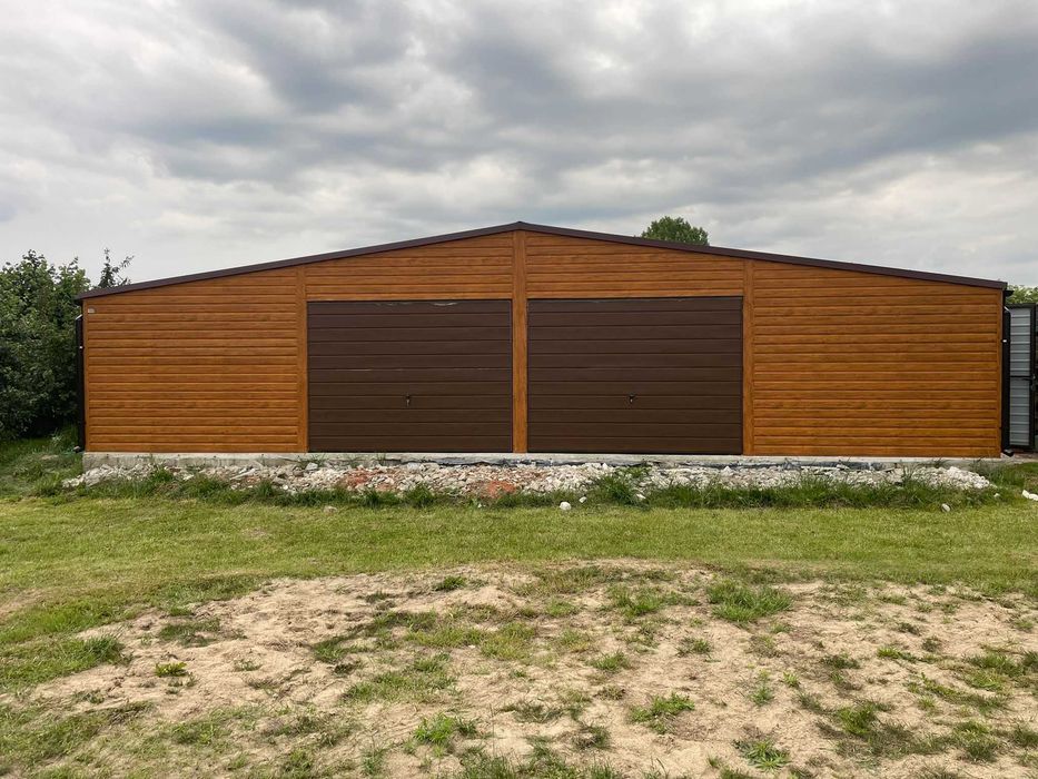 Garaż blaszany 6x5,80 m Blaszak Garaz Premium Producent Garaże blaszane 6x6 7x6 8x6 9x6 dostawa i montaż w całej POLSCE !