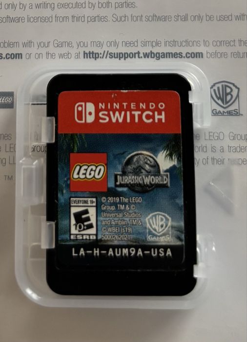 Lego Jurassic world Nintendo Switch