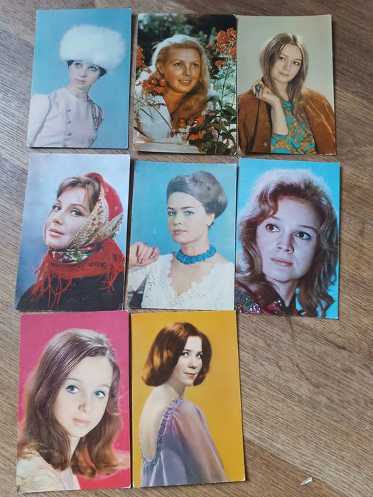 Почтовые открытки   Актеры СССР.