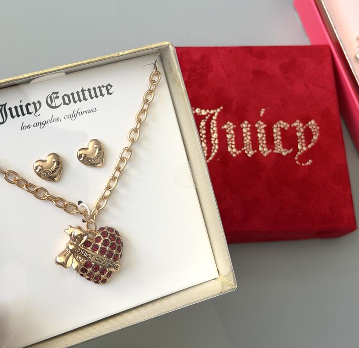 Подарунковий набір Juicy Couture новий оригінал, сережки, браслети
