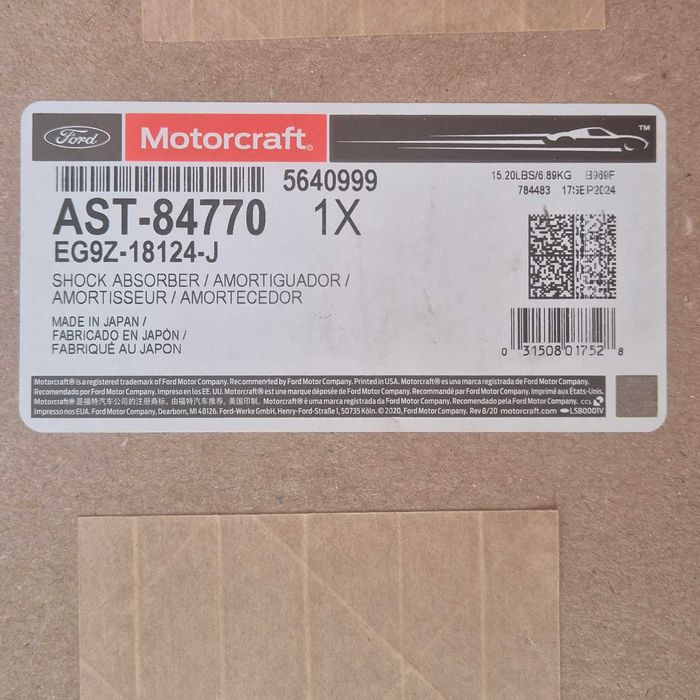 a.mk様　オーダーページ Lincoln MKZ амортизаторы передние задние Motorcraft: 10 500 грн