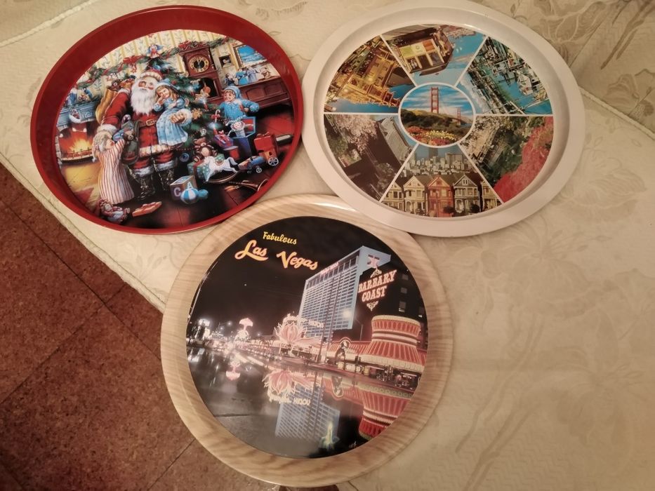 3 Tabuleiros Redondos.