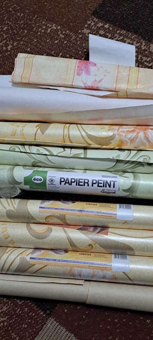 Шпалери паперові дешево (залишки)