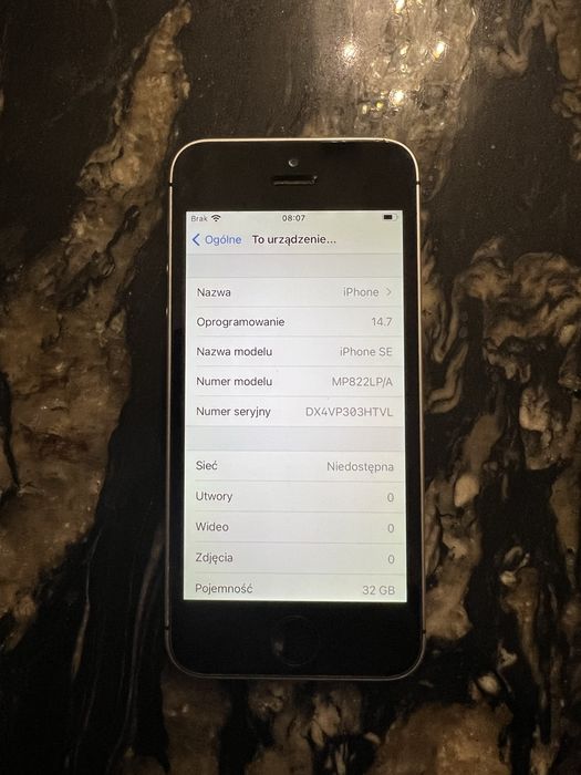 iPhone SE 32GB sprawny dotyk ok bateria ok do uzytku