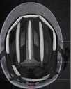 Kask rowerowy Zacro ch01 r. 54-63cm z lampką LED szary