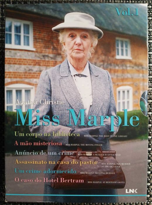 Miss Marple - Vol. 1 - Pack 6 DVDs - Raros - Muito Bom Estado