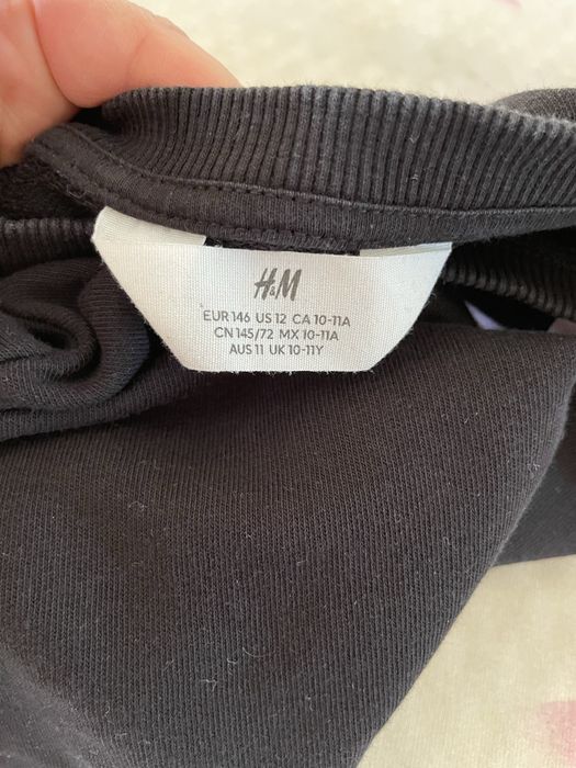 Bluza H&M różowa kokardka