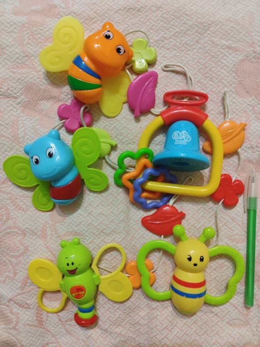 Іграшки брязкальця гризунці підвіски