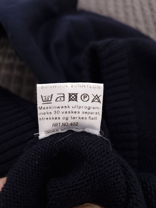 Sweter wełniany wojskowy militarny Wenaas 54 XL