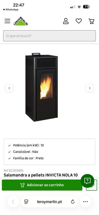 Salamandra Invicta Nola 10kw