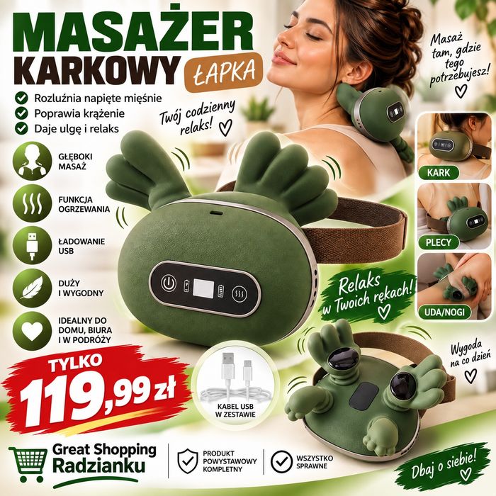 Masażer nowy powystawowy