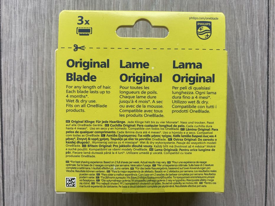3x Oryginalne Philips OneBlade QP250/50 Okazja